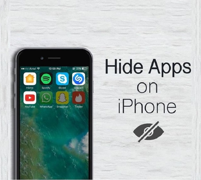 Hiding Apps Without Third Party Apps