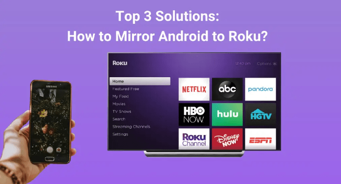 Casting to Roku TV from Android Using Built In Features