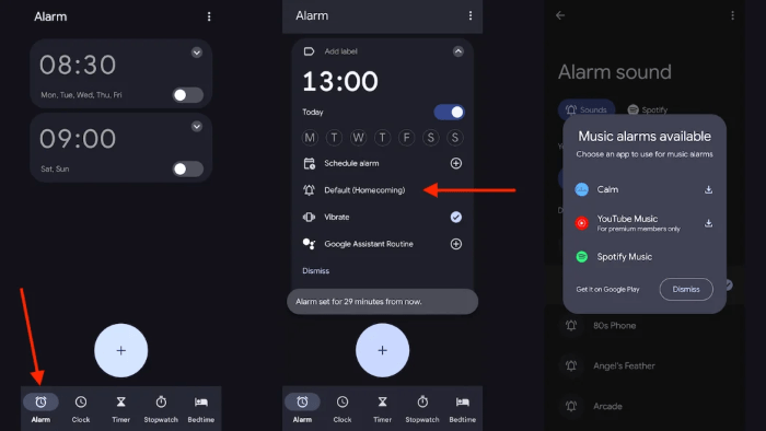 Customizing Your Alarm on Android