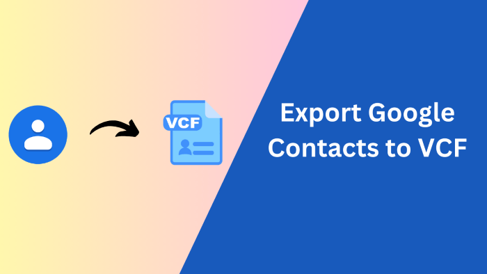 Exporting Contacts via VCF File