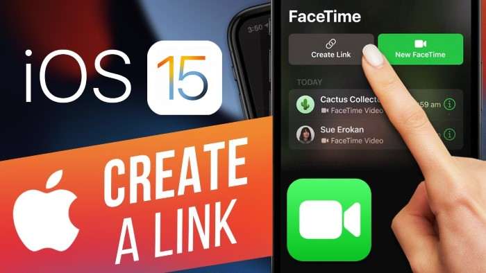 How to Create a FaceTime Link on iPhone or iPad