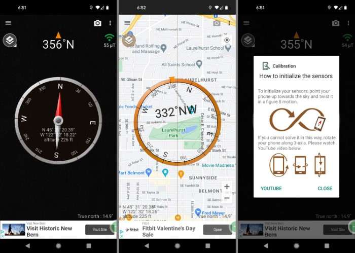 Popular Compass Apps for Android