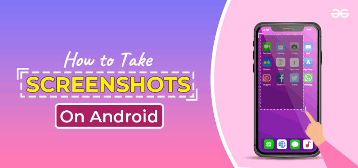 Taking Screenshots on Different Android Versions