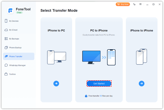 Transferring Data Manually