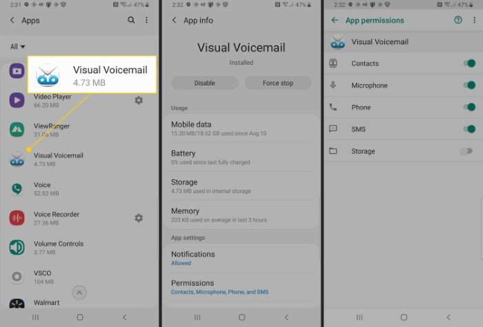 Understanding Voicemail on Android 1