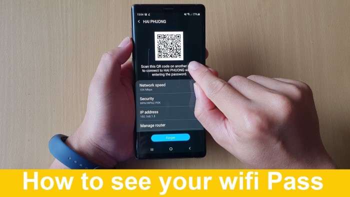 Wi Fi Passwords on Android Devices