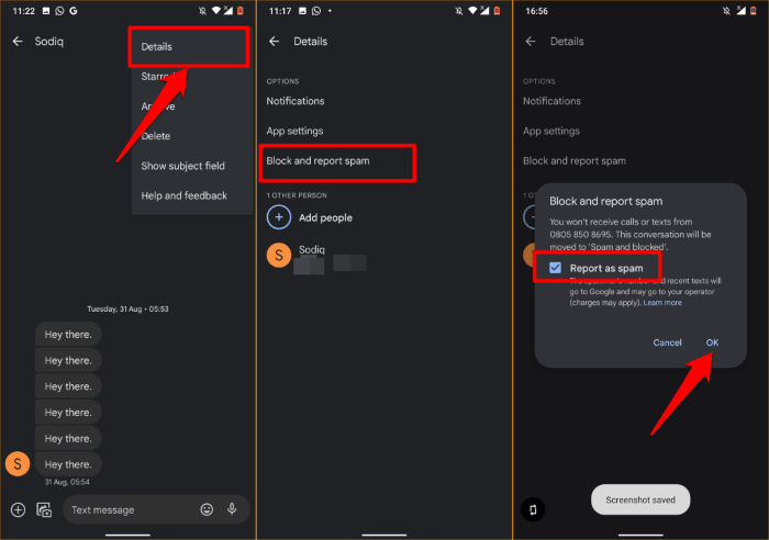 how to block number on android 1