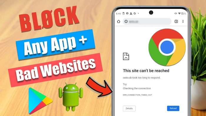 how to block websites on android 1