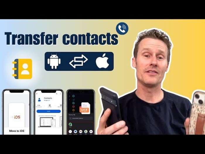 transfer contacts from android to iphone 1