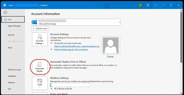 What Is the Outlook App Out of Office Feature